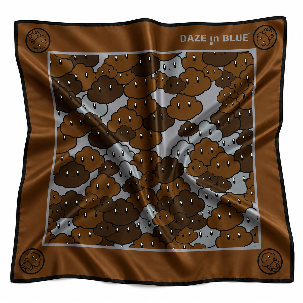 KUMOFLAGE SCARF - BROWN
