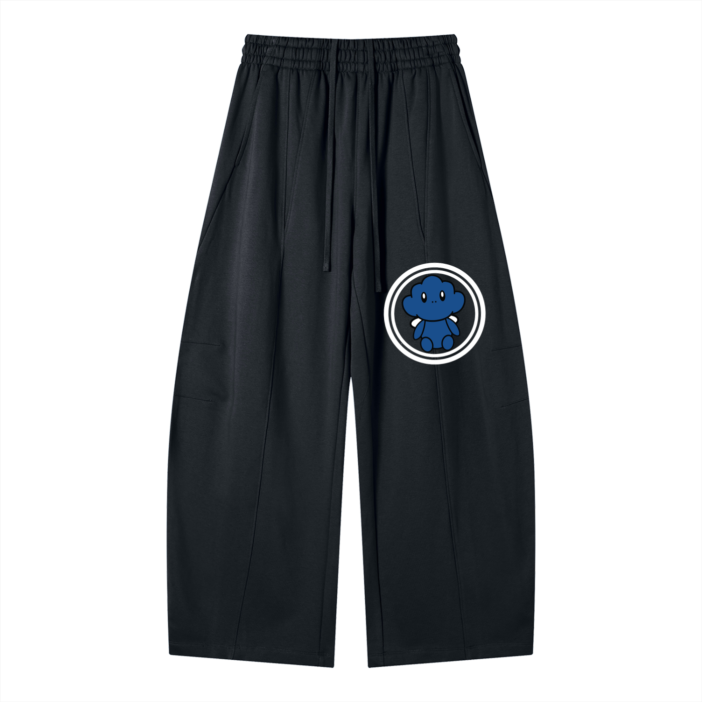 Heavyweight Wide Leg Panel Sweatpants