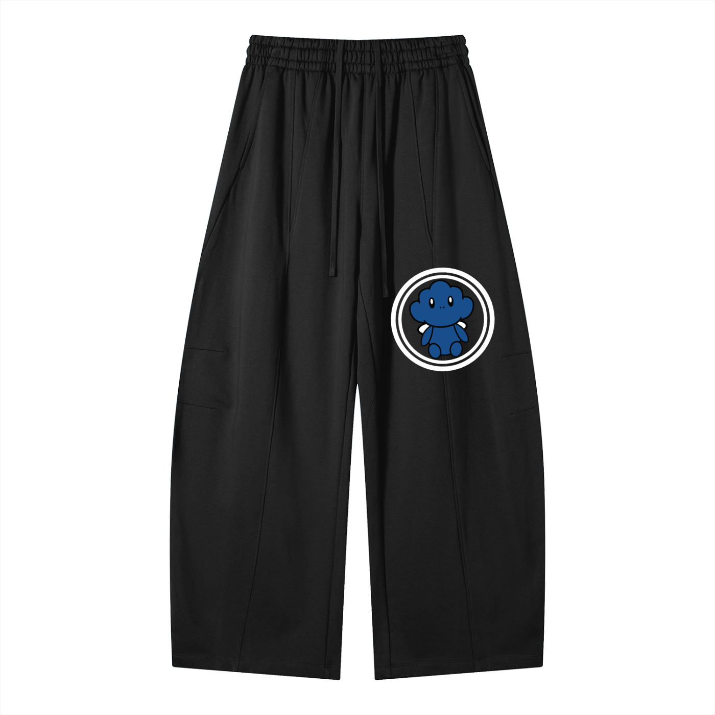 Heavyweight Wide Leg Panel Sweatpants